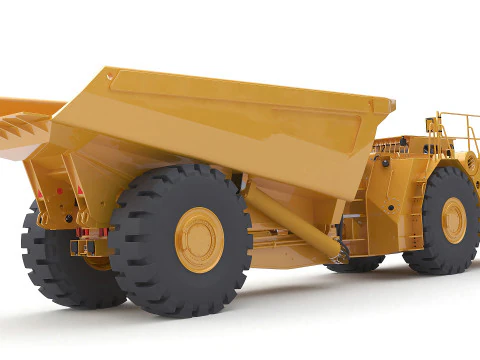 Articulated Mining Truck 3D Model