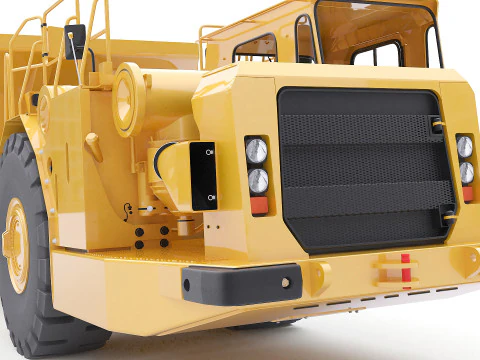 Articulated Mining Truck 3D Model