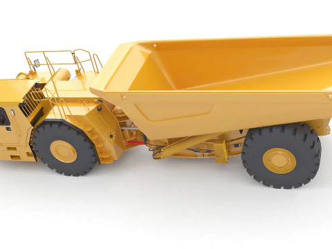 Articulated Mining Truck 3D Model