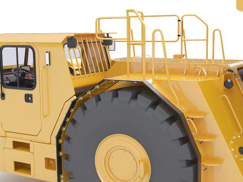 Articulated Mining Truck 3D Model