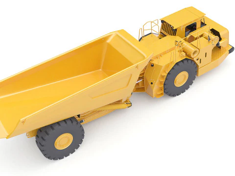 Articulated Mining Truck 3D Model
