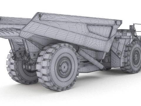 Articulated Mining Truck 3D 模型