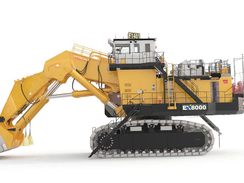 Hitachi F1401 Ex8000 3D Model