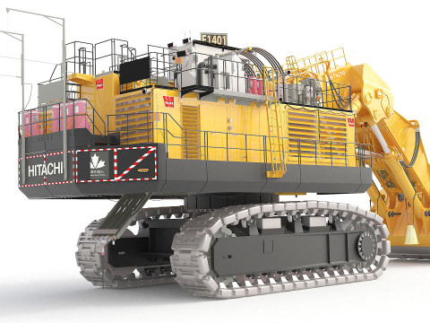 Hitachi F1401 Ex8000 Model 3D
