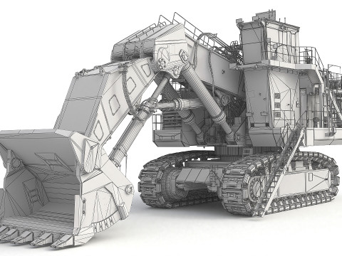 Hitachi F1401 Ex8000 Model 3D