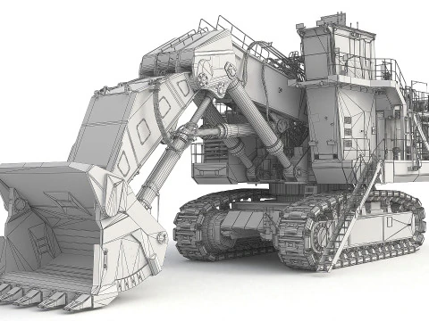 Hitachi F1401 Ex8000 3D Model