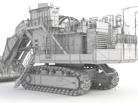 Hitachi F1401 Ex8000 3D Model