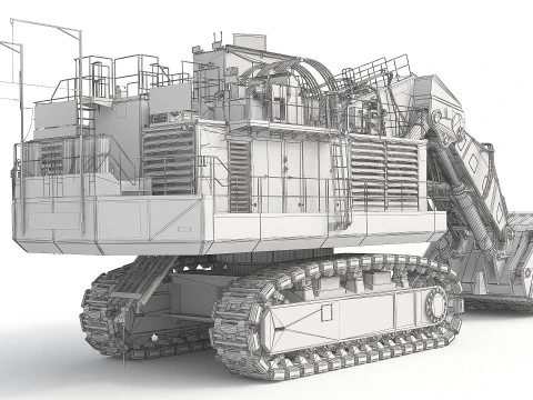Hitachi F1401 Ex8000 3D Model