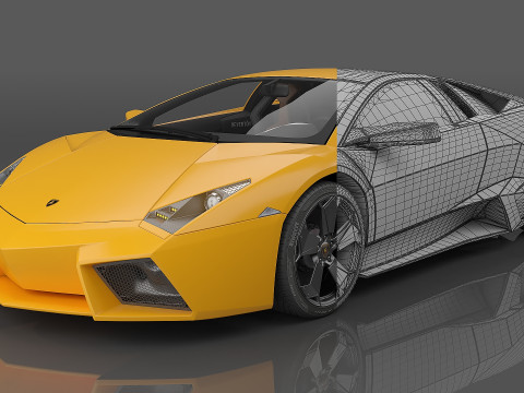 2008 Reventon SLOD Modello 3D