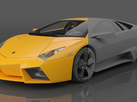 2008 Reventon SLOD 3D Model