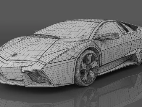 2008 Reventon SLOD 3D Model