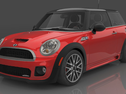 2009 MINI John Cooper Works Modelo 3D