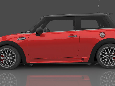 2009 MINI John Cooper Works 3D 模型