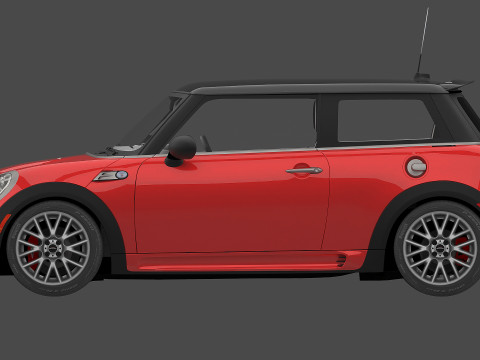 2009 MINI John Cooper Works 3D 模型