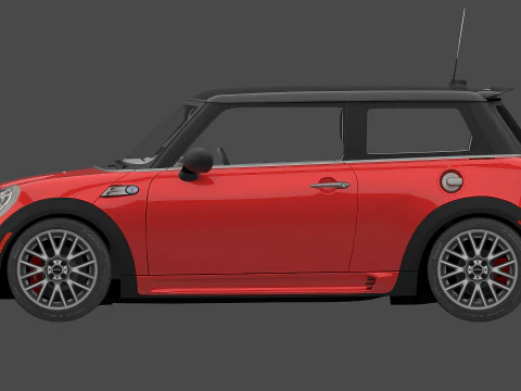 2009 MINI John Cooper Works 3D Model