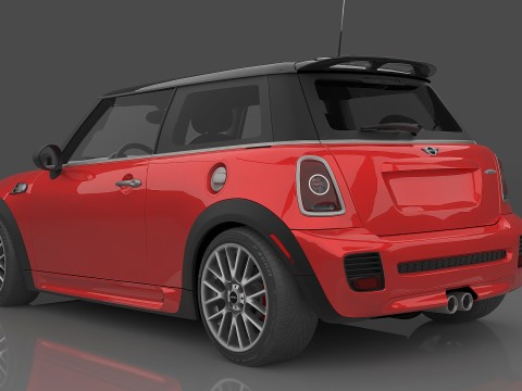 2009 MINI John Cooper Works 3D 模型