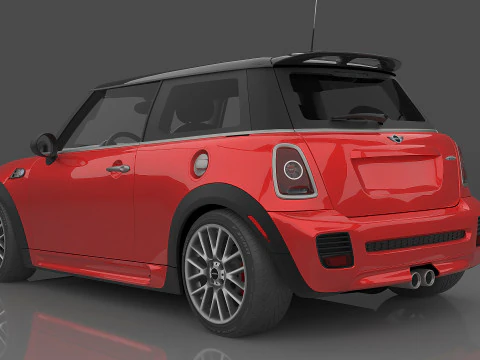2009 MINI John Cooper Works 3D Model