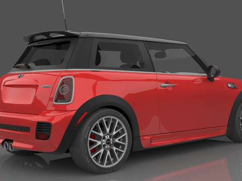 2009 MINI John Cooper Works 3D 模型