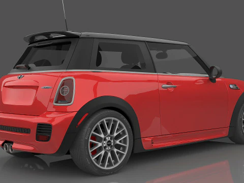 2009 MINI John Cooper Works 3D Model