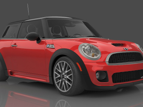 2009 MINI John Cooper Works 3D 模型