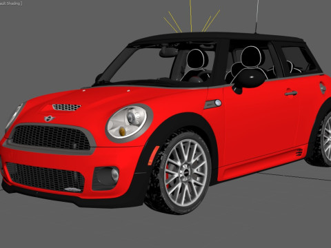 2009 MINI John Cooper Works 3D 模型