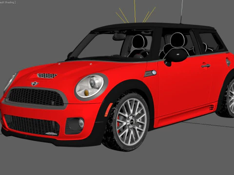 2009 MINI John Cooper Works 3D Model
