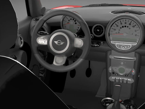 2009 MINI John Cooper Works 3D Model