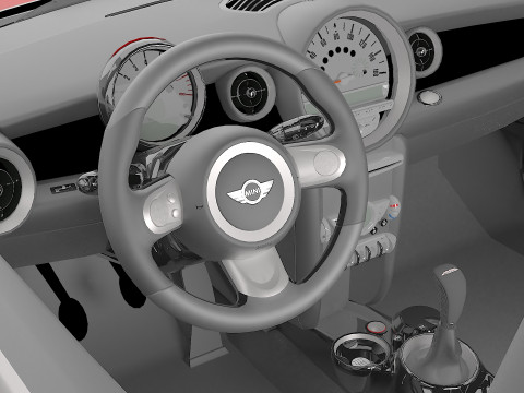 2009 MINI John Cooper Works 3D 模型