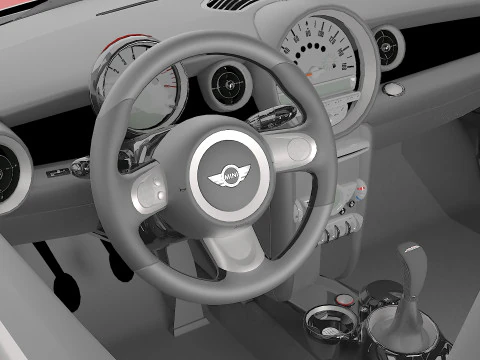 2009 MINI John Cooper Works 3D Model