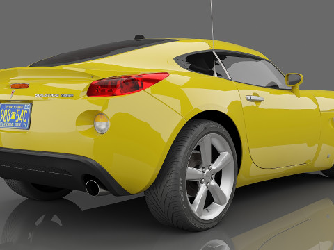 2009 Pontiac Solstice GXP 3D Model