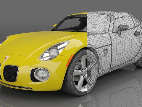 2009 Pontiac Solstice GXP 3D Model