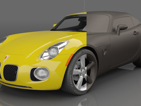 2009 Pontiac Solstice GXP 3D Model