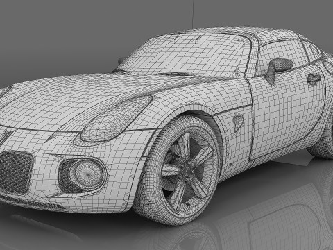 2009 Pontiac Solstice GXP 3D Model