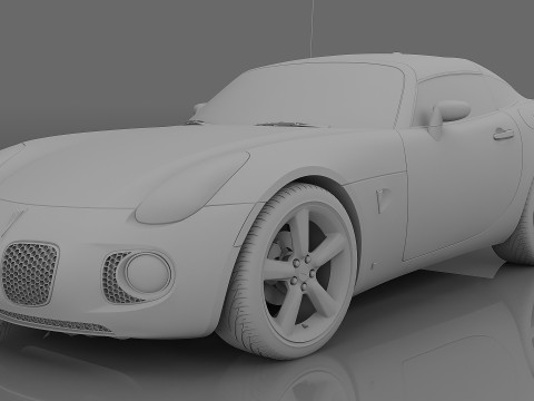 2009 Pontiac Solstice GXP 3D Model