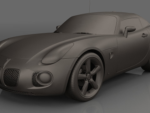 2009 Pontiac Solstice GXP 3D Model