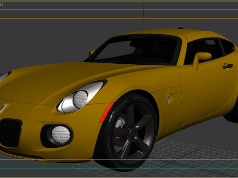 2009 Pontiac Solstice GXP 3D Model