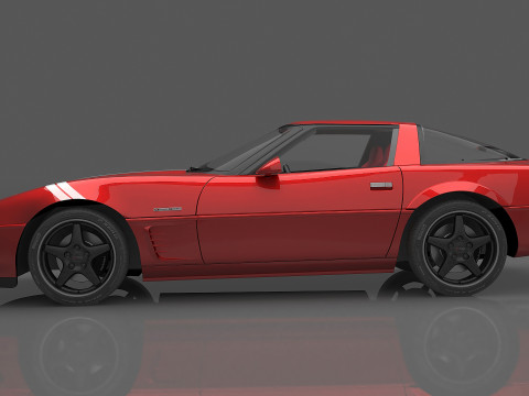 1996 Chevrolet Corvette Grand Sport 3D Model