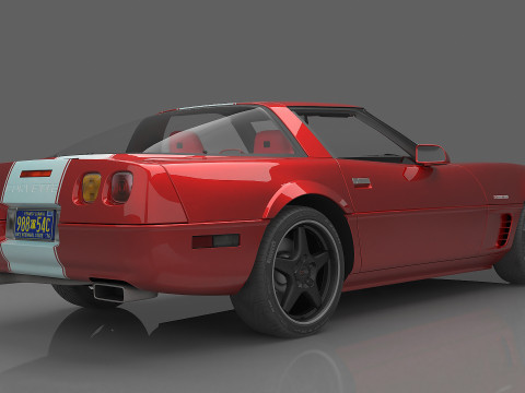 1996 Chevrolet Corvette Grand Sport 3D Model
