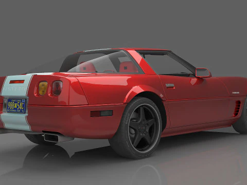 1996 Chevrolet Corvette Grand Sport 3D Model