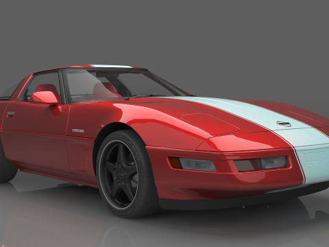 1996 Chevrolet Corvette Grand Sport 3D Model