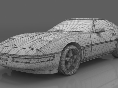 1996 Chevrolet Corvette Grand Sport 3D Model
