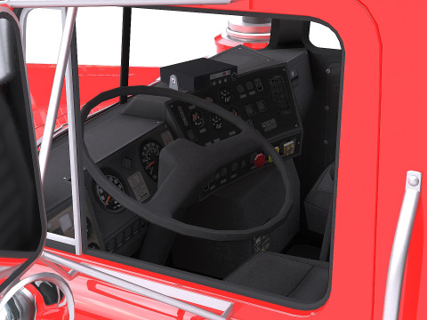 Classic Semi Truck 3D Modell