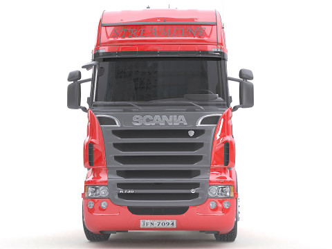 Scania R730 Truck 3D Model