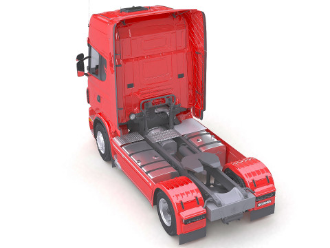 Scania R730 Truck 3D Model