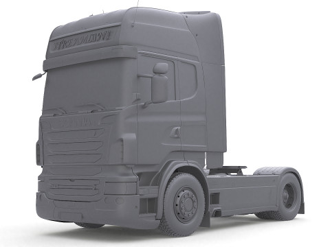 Scania R730 Truck 3D Model
