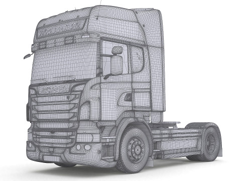 Scania R730 Truck 3D Model