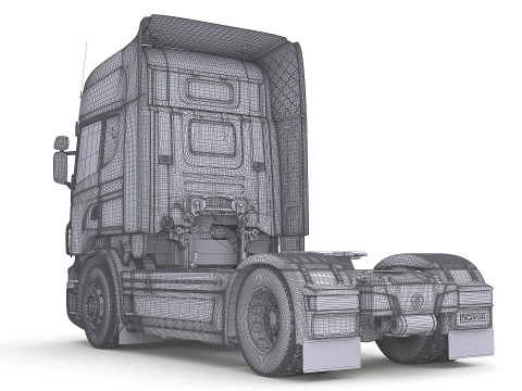 Scania R730 Truck 3D Model