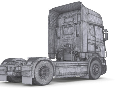 Scania R730 Truck 3D Model