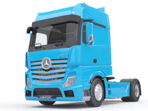 Mercedes Big Truck 3D Model