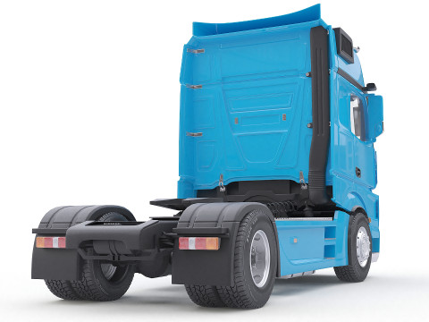 Mercedes Big Truck 3D Model